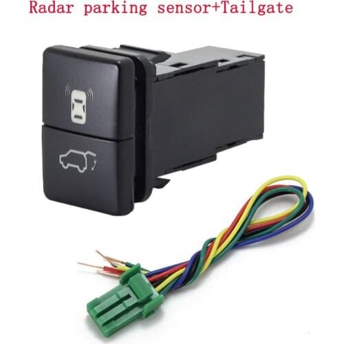 1pc Dual key switch dual switch fog light daytime running light Switch Button for Toyota new