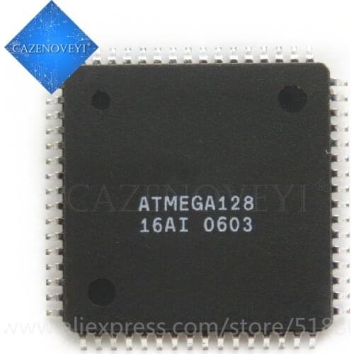 1pcs/lot ATMEGA128-16AU ATMEGA128L-8AU QFP-64 In Stock