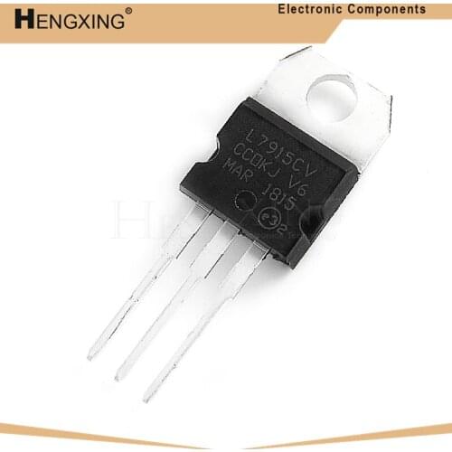 10piece L7915CV L7915 KA7915 MC7915 TO-220 15V 1.5A new original In Stock