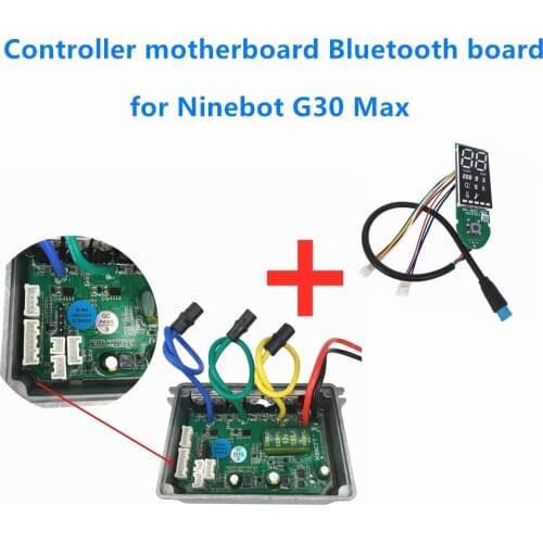 2021 Compatible Bluetooth Board Controller Motherboard 2-piece Set Electric Scooter Accessories for Ninebot G30 Max Scooter