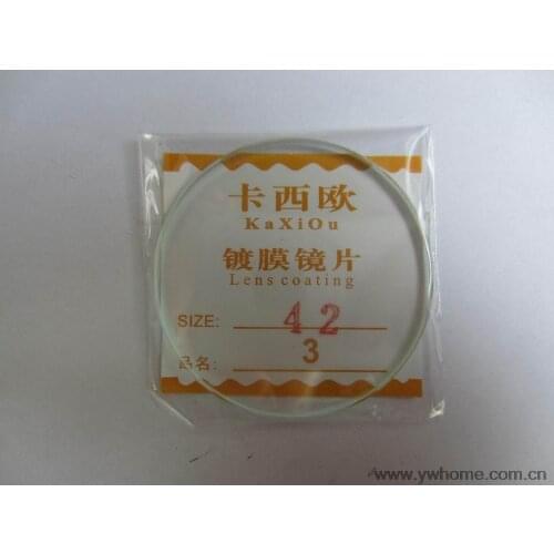 42mm New flat glass watch crystal diameter 42 mm Thick 3.0mm