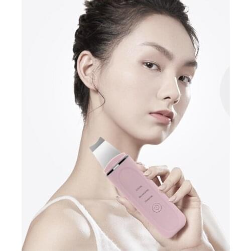 Electric Ultrasonic Skin Scrubber Portable Blackhead Remover Deep Face Cleaning Machine Peeling Shovel Pore Cleaner Facial Lift