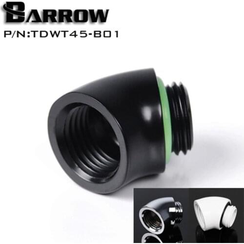 Barrow TDWT45-V2 G1/4'' thread 45 degree Fitting Adapter 45 degrees water cooling Adaptors water cooling fitting