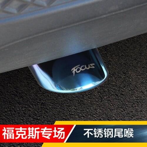 For Ford Focus 2012 2013 2014 2015 2016 2017 2018 High-quality stainless steel Car muffler tail throat modification