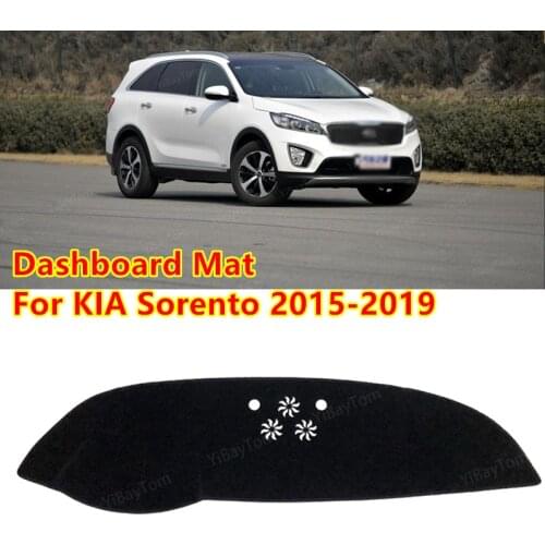 For KIA Sorento UM 2015-2019 Prime R Anti-Slip Mat Sunshade Dashmat Protect Carpet Dashboard Cover Pad Accessories