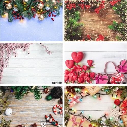 Laeacco Photography Backgrounds Wooden Board Flowers Photophone Food Dessert Pet Portrait Photo Backdrops Baby Newborn Photozone
