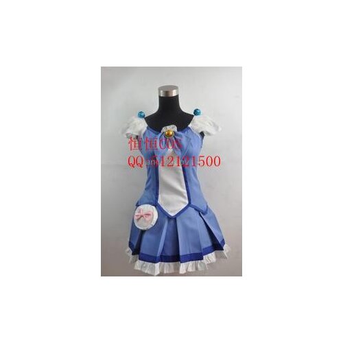 2016 Cosplay Costume Suite PreCure Aoki Reika New in Stock Retail / Wholesale Halloween Christmas Party Uniform