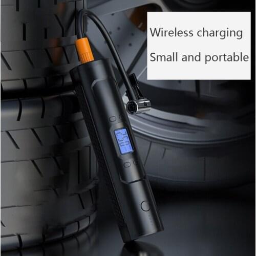 K1KE Car Tire Inflator Wireless Air Compressor Digital Display LED Light Air Pump