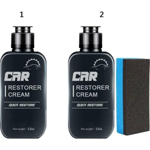 Multi-purpose Car Restorer Cream Refurbished Cream Powerful Cleaner for Leather Plastic Seat Console Home Furniture