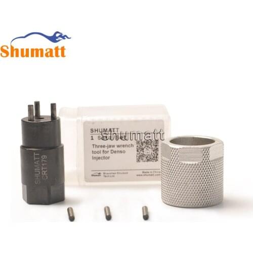 Common Rail Tool Three-jaw 3 PIN Injector Assembly Dismounting Disassemble Professional Repair Kits Set CRT179