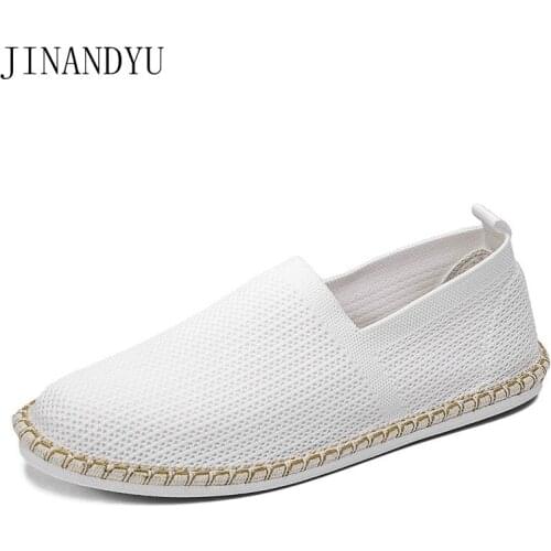 Non-slip Men Casual Shoes New Breathable Mesh Loafers for Men Breathable Sneakers Casual Sports Walking Old Beijing Cloth Shoes