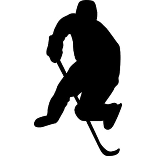 New Ice Hockey Skate Sports Sticker Ice Roller Sports Vinyl Graphic Decal For Window 16x9cm