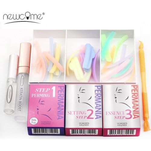NEWCOME Korean Eyelash Lift Kit ,Perming Kit,Eye Lash Thick Curly Set,Eyelashes Liquid Makeup Tools