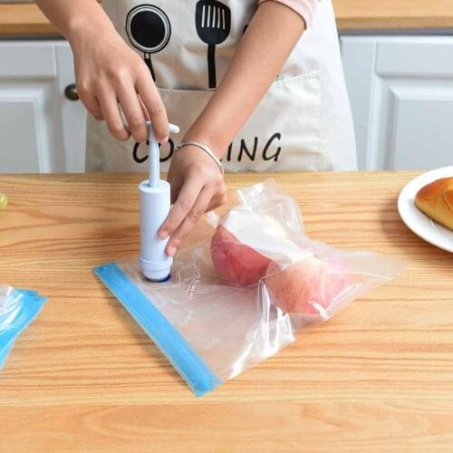 OTHERHOUSE 10Pcs Vacuum Sealer Bags With Sealer Smell Proof Bags Keep Food Fresh Film Sealer Vacuum Packer Food Saver Storage