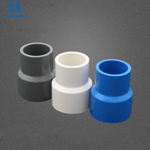 NuoNuoWell PVC Reducing Socket Adaptor Slip Connector Water Pipe Fittings Hose Repair Quick Coupler 1pc