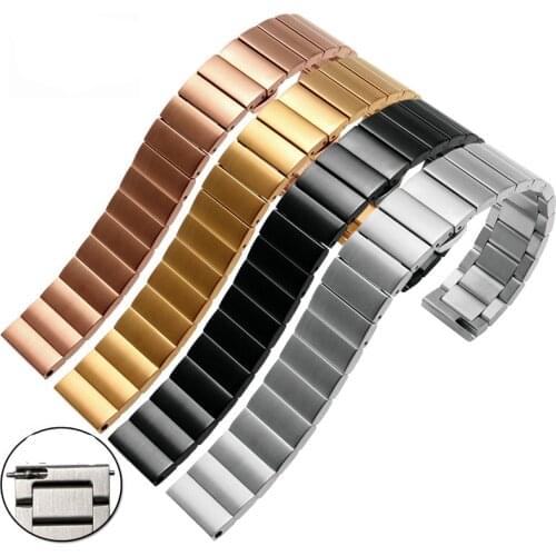 20MM Stainless Steel Butterfly buckle Watch Band for Samsung Gear S2 Classic Strap for Samsung Gear Sport Smart Watch bands