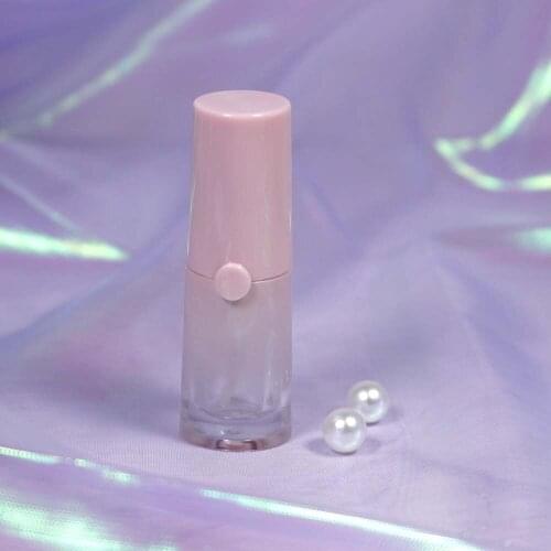 6ml pink lipgloss tube Cosmetic Plastic Lipgloss Wand Packaging Container