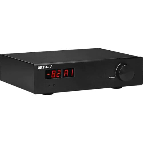 BRZHIFI Professional 45W Sound Amplifier Bluetooth Tone Remote Control Power Amplifiers Stereo HD Audio Amp Home Theater System