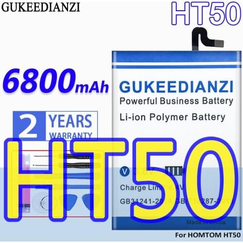 High Capacity GUKEEDIANZI Battery 6800mAh For HOMTOM HT50