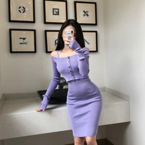 Knitted Sexy Slim Dress Women Summer Spring High Waist Sleeveless Party Night Club Bodycon Dresses High Street Autumn Vestidos