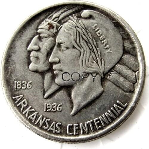 1936 Half Dollar Commemorative Silver Plated Copy Coin
