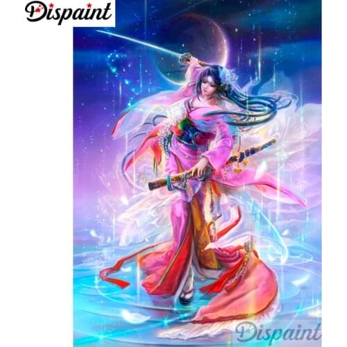 Dispaint Full Square/Round Drill 5D DIY Diamond Painting "Cartoon fairy" Embroidery Cross Stitch 3D Home Decor A12084