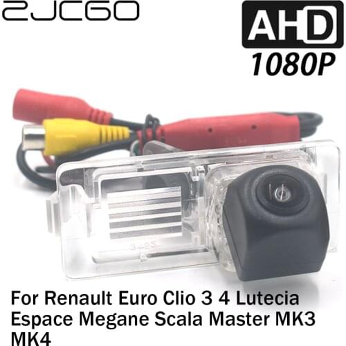 ZJCGO Car Rear View Reverse Backup Parking Reversing Camera for Renault Euro Clio 3 4 Lutecia Espace Megane Scala Master MK3 MK4