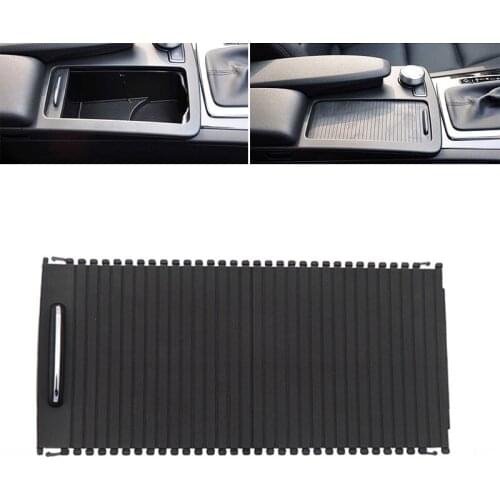 Car Rollers Blinds for W204 S204 Center Console Roller Blind Cover For Benz E-Class W212 S212 C-Class Water Cup Rack Roller