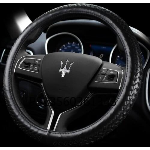 Suitable for Maserati Quattroporte Levante Ghibli car steering wheel cover leather grip cover