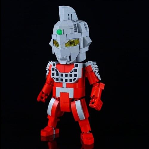 MOC Building Block Maker Anime Enthusiasts Hero Guardian Mecha Assembly Model Childrens Toy DIY Building Blocks Birthday Gift