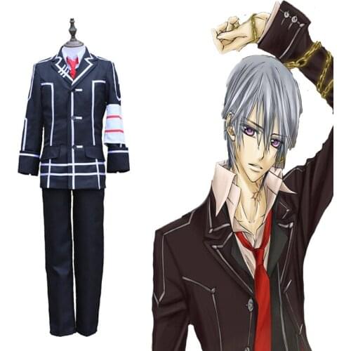 Anime Vampire Knight Cosplay Costume Kiryuu Zero Costumes Full Sets Uniform Halloween Carnival Party Cosplay Costumes