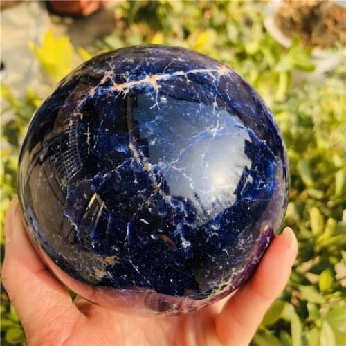 9-10cm Natural blue crystal ball, polishing ball, massage ball, Reiki, healing stone, home decoration exquisite gifts, souvenirs