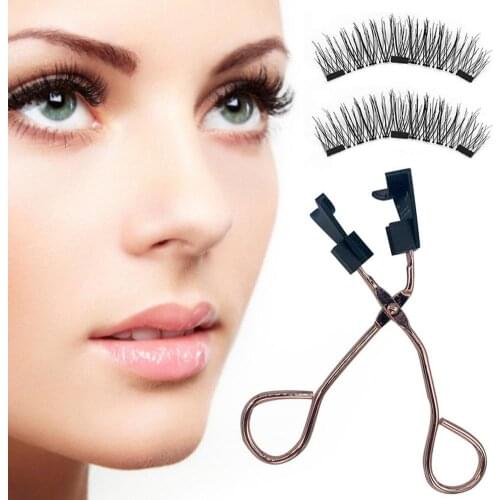 Eyelashes Set Natural-looking Reusable Artificial Eyelashes Safe and Comfortable Reusable Design Magnetic Eyelashes
