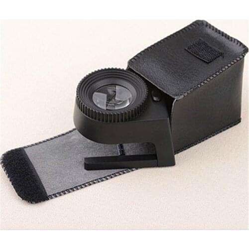 1 PC 30x Desktop Illuminated Magnifier With 3 LED Metal Body Textile Jewelry Antiques Appraisal With Scale