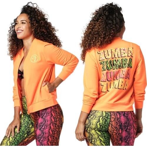 New arrive become stronger Tops running clothes coat women jacket outwear orange color T2123