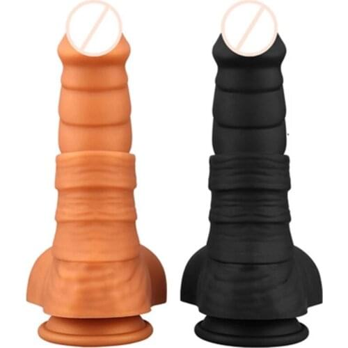 Stimulus Silicone Huge Realistic Female Masturbator Artificial Big Penis Horse Dick With Suction Cup Dildos Sex Toys For Women