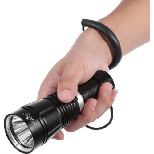 Diving LED Flashlight 500M Waterproof Underwater Diving Camping Lanterna Torch Lamp Portable Stepless Dimming Light