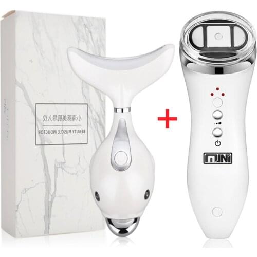 Ultrasonic Mini Bipolar RF Radio Frequency Massager Face Lifting Beauty neck Therapy Anti- Wrinkle Skin Rejuvenation Home SPA