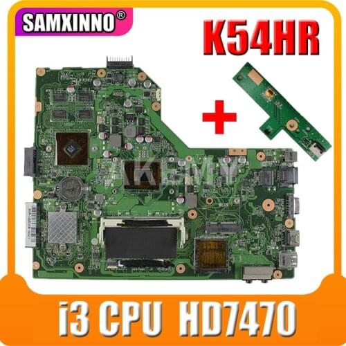 X54HR Motherboard i3 graphic HD7470 REV:3.0 For Asus X54H X54HR X54HY K54HR Laptop motherboard X54HR Mainboard X54HR Motherboard