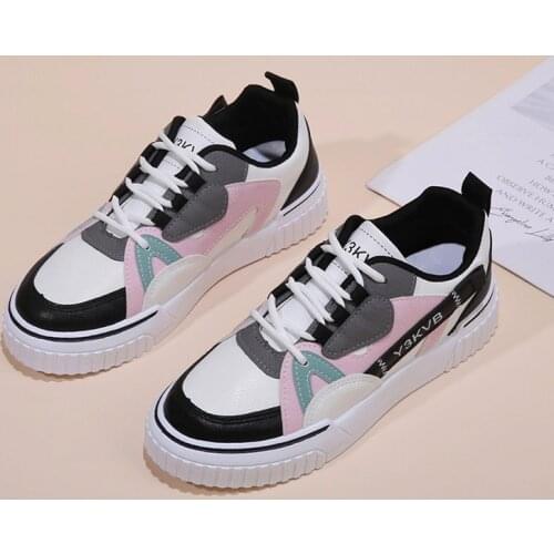 New Womens Flat Casual Shoes Purple Sweet and Comfortable Walking Driving White 2021 New Spring Ladies and Girls Shoes 35-40