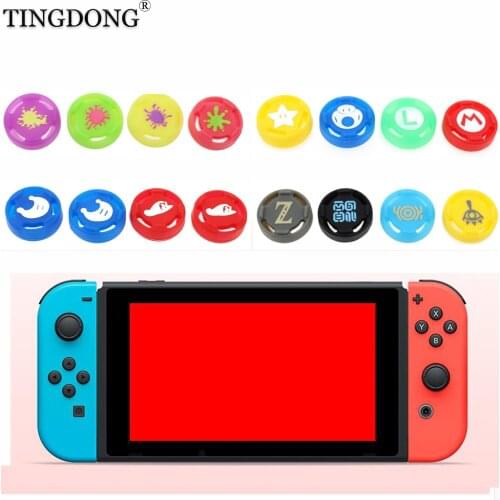 4pcs for Nintendo Switch Lite Mini Joy-Con Joy Con Animal Crossing Joystick Thumb Grip Cover Case Analog Stick Caps