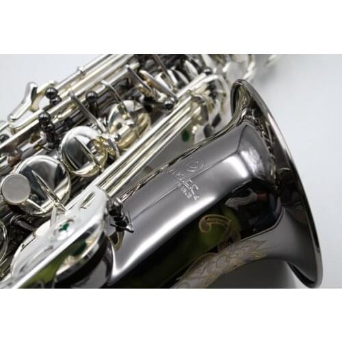 BRANCHER Modern violence Saxophone Alto Black Nickel Silver Alloy Alto Sax Brass Musical Instrument With Case Mouthpiece Copy