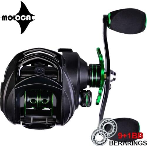 Baitcast Reel High Speed Ratio7: 2:1 Magnetic Brake Casting Reels Stainless Steel Bearing 8KG Drag Carp Fishing Accessoires 2021