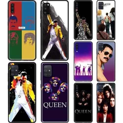 Case for Samsung Galaxy A50 A51 A70 A71 A10 A20 A30 A40 A11 A21s A31 A41 TPU Soft Cover Freddie Mercury Queen band Phone Cases