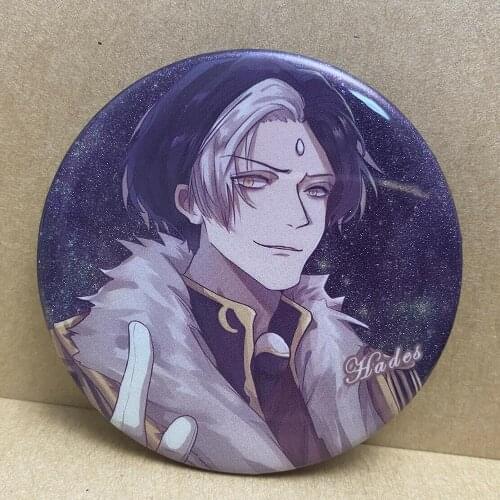 Cosmile Final Fantasy FF14 Gurahatia Emet Hades Zeno Acrylic Badge Brooch Starry Sky Limited fashion creative new hot badge