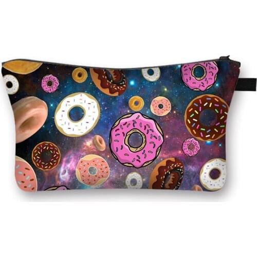 Donuts Ice Cream Candy Ladies Women Makeup Bags Girls Cosmetic Bag Girls Storage Bag Mini Handbag Beauty bag