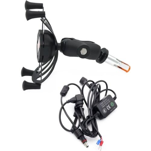 Phone Holder For BMW S1000RR HP4 Motorcycle Special Support USB Charger mount Motor Parts