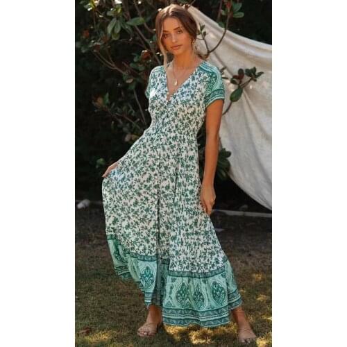 Happie queens Green Summer Dresses