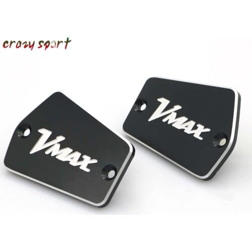 Front Brake Clutch Reservoir Cover For Yamaha V-MAX VMAX 1200 89-07 Cap Motorcycle CNC Accessories Logo