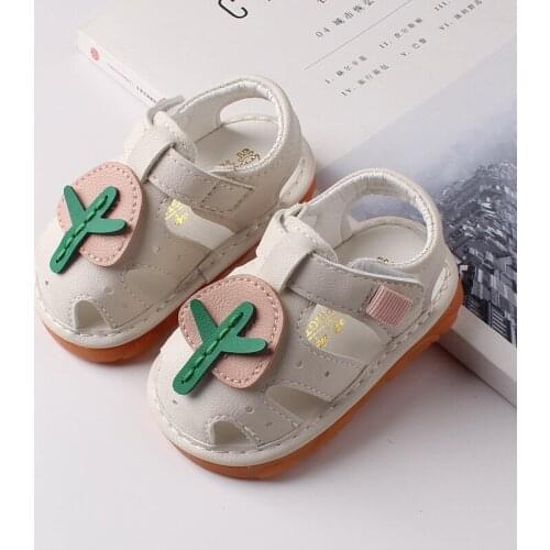 Summer baby sandals for girl shoes children baby toddler shoes kids infant soft bottom sandals fashion cute shoes 0-2 years old